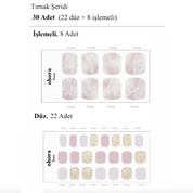 P Mirage Jel Tırnak 30 Adet 2 Kullanım