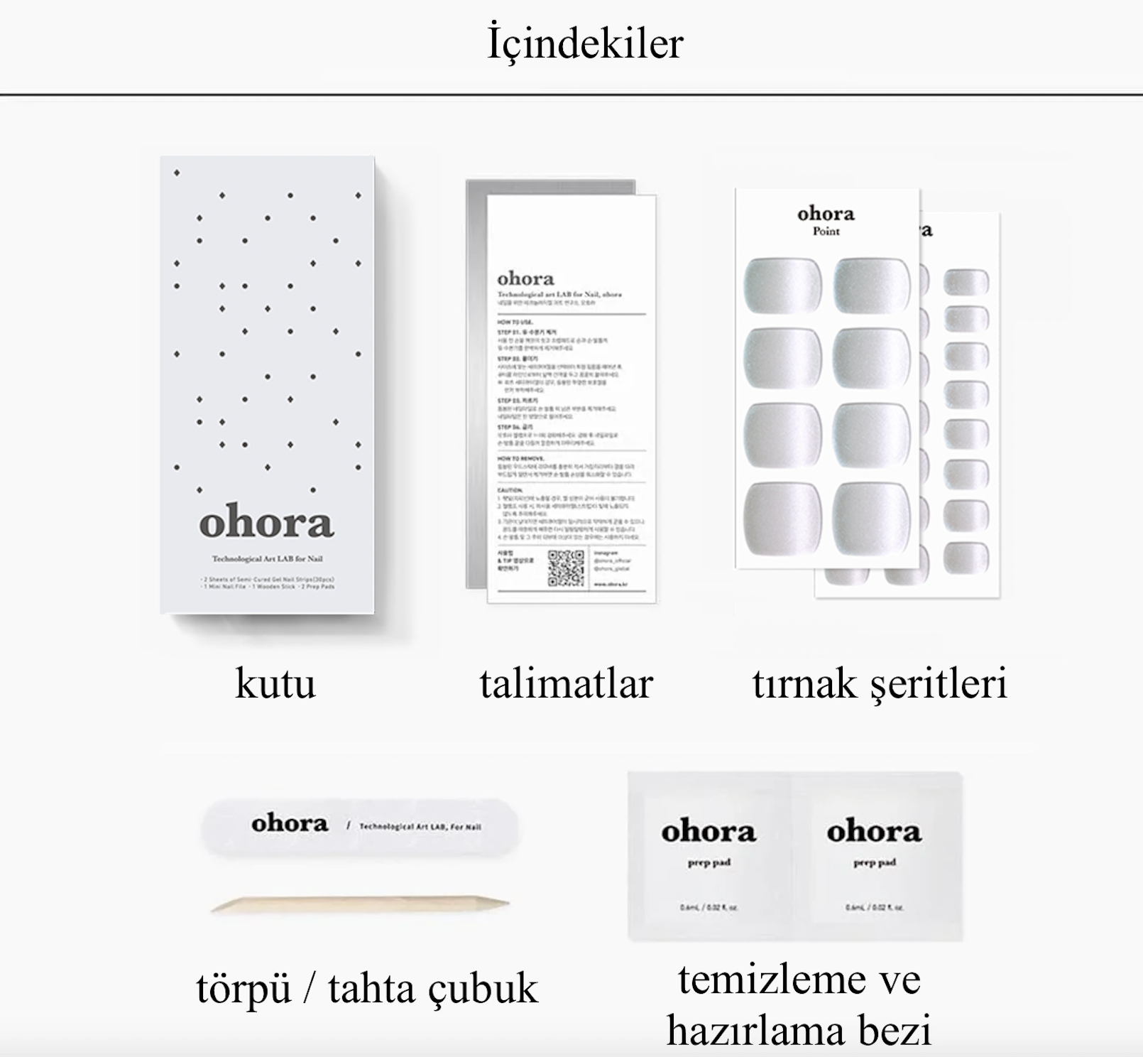 P Moonriver Jel Tırnak 30 Adet 2 Kullanım