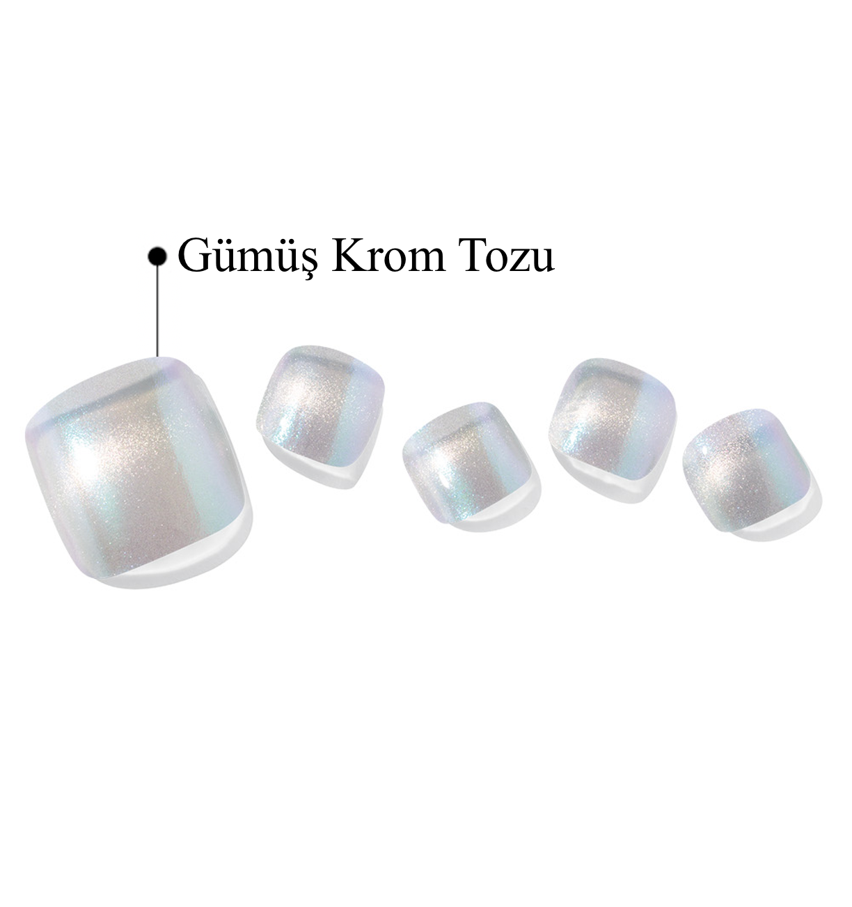 P Moonriver Jel Tırnak 30 Adet 2 Kullanım