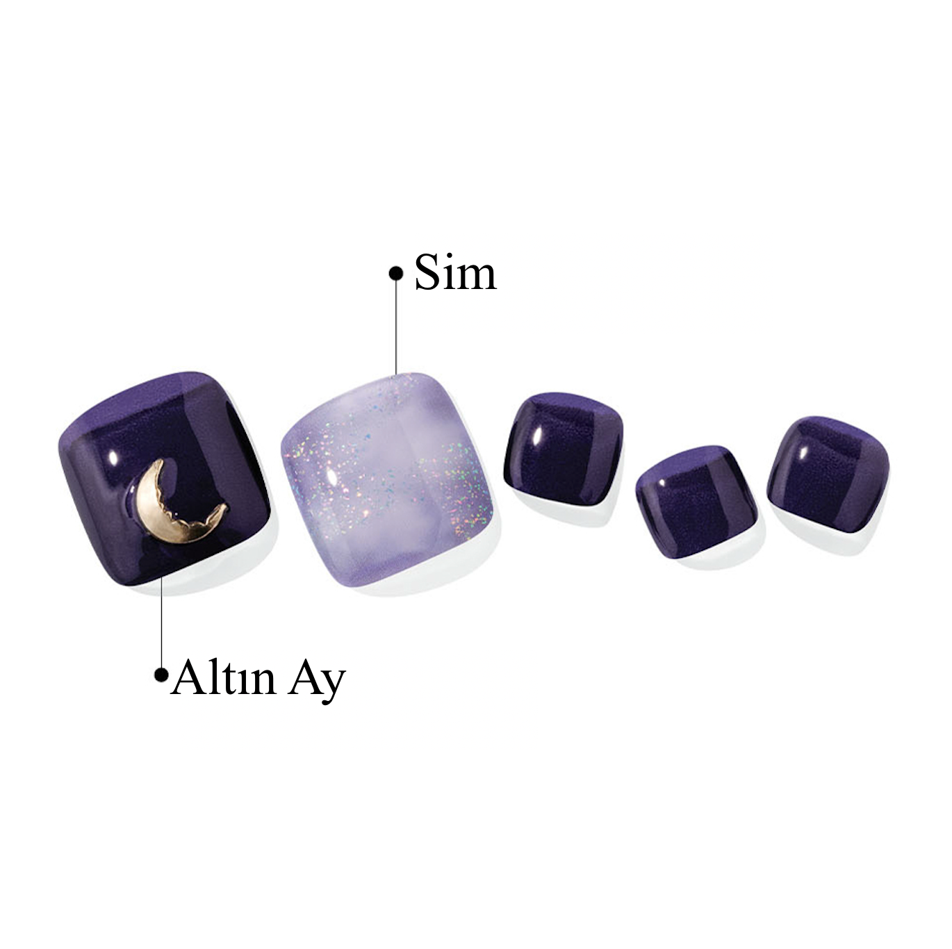 P New Moon Jel Tırnak 30 Adet 2 Kullanım