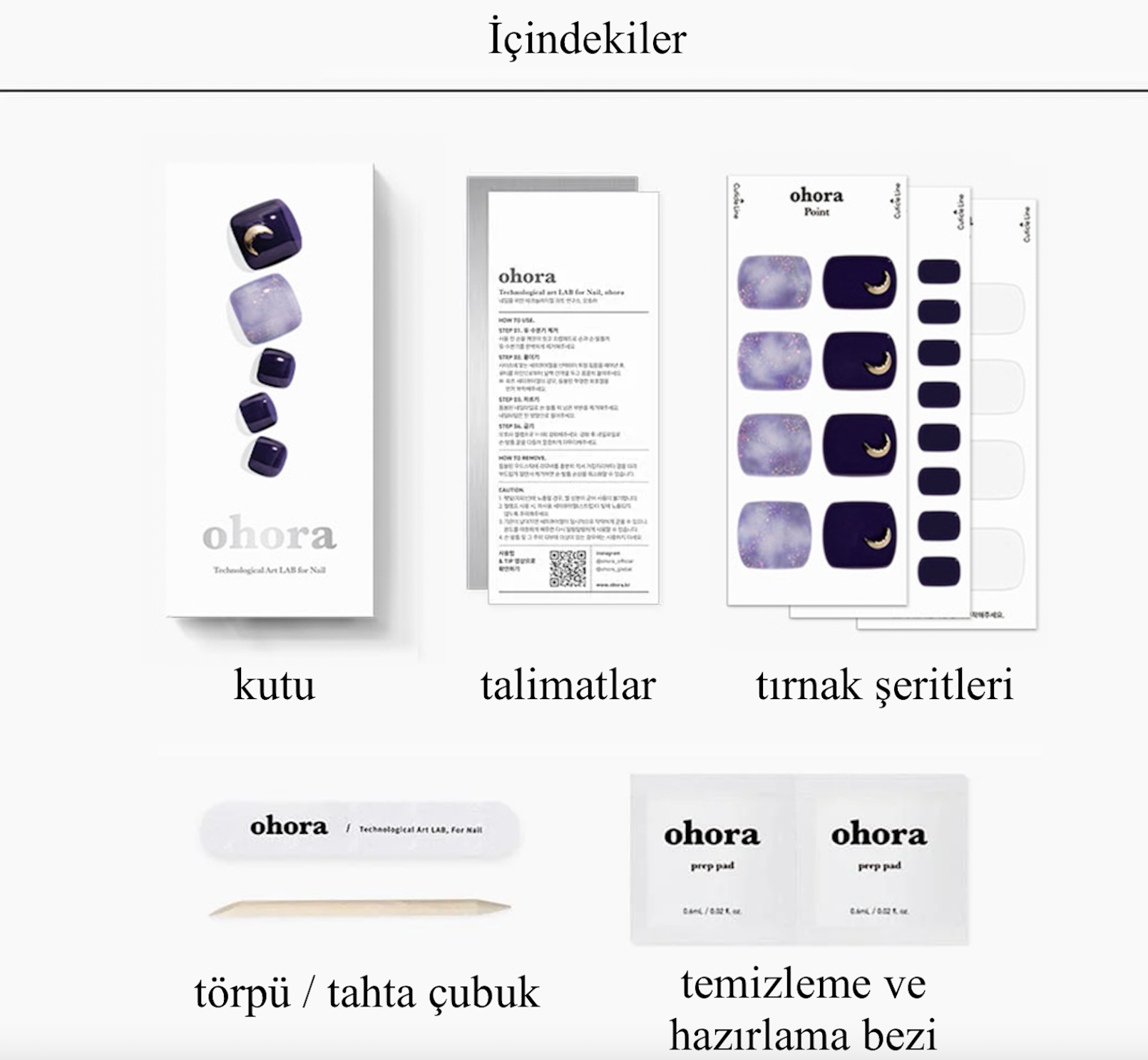 P New Moon Jel Tırnak 30 Adet 2 Kullanım