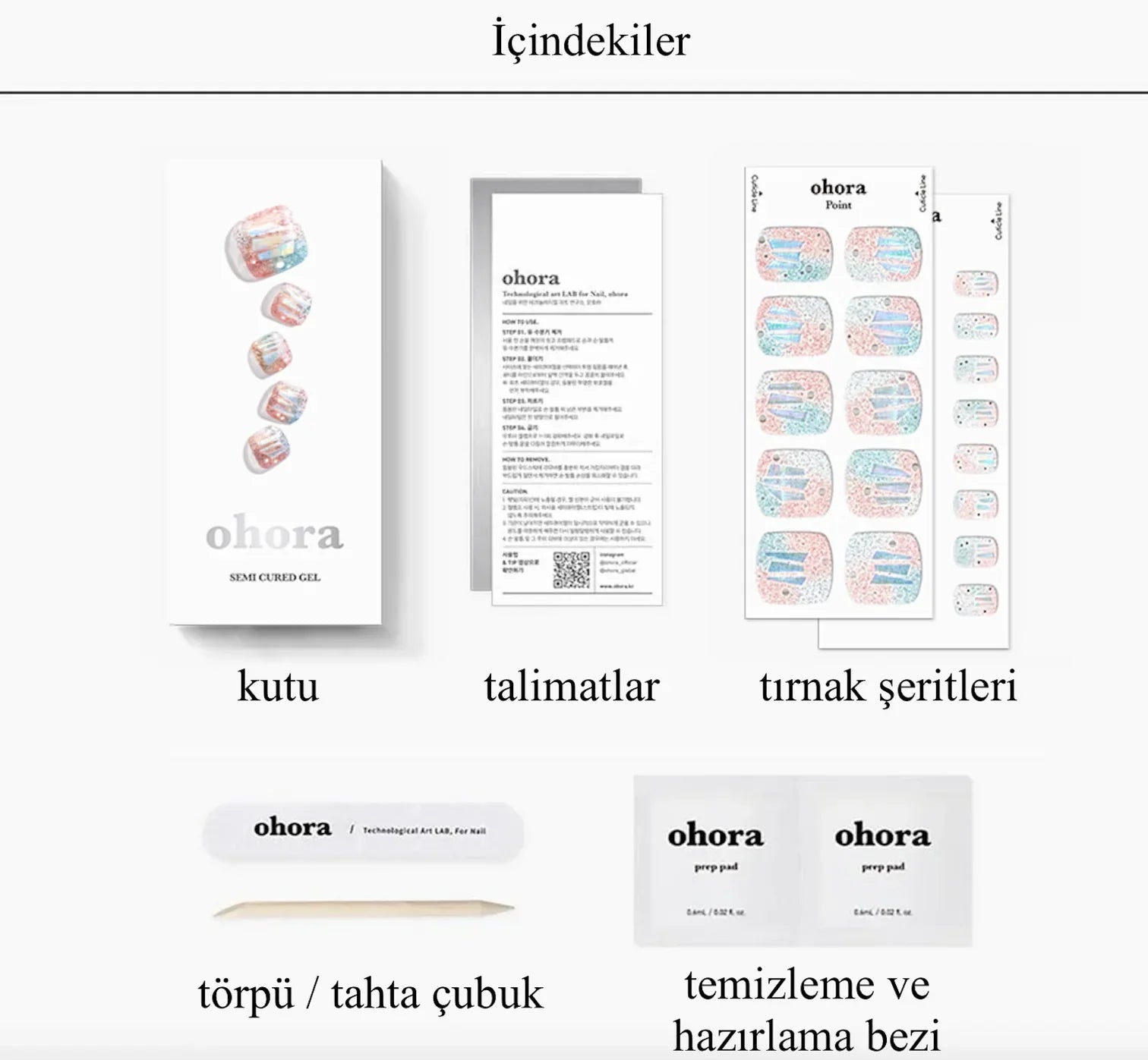 P Newtro pedicure no.1 Jel Tırnak 32 Adet 2 Kullanım