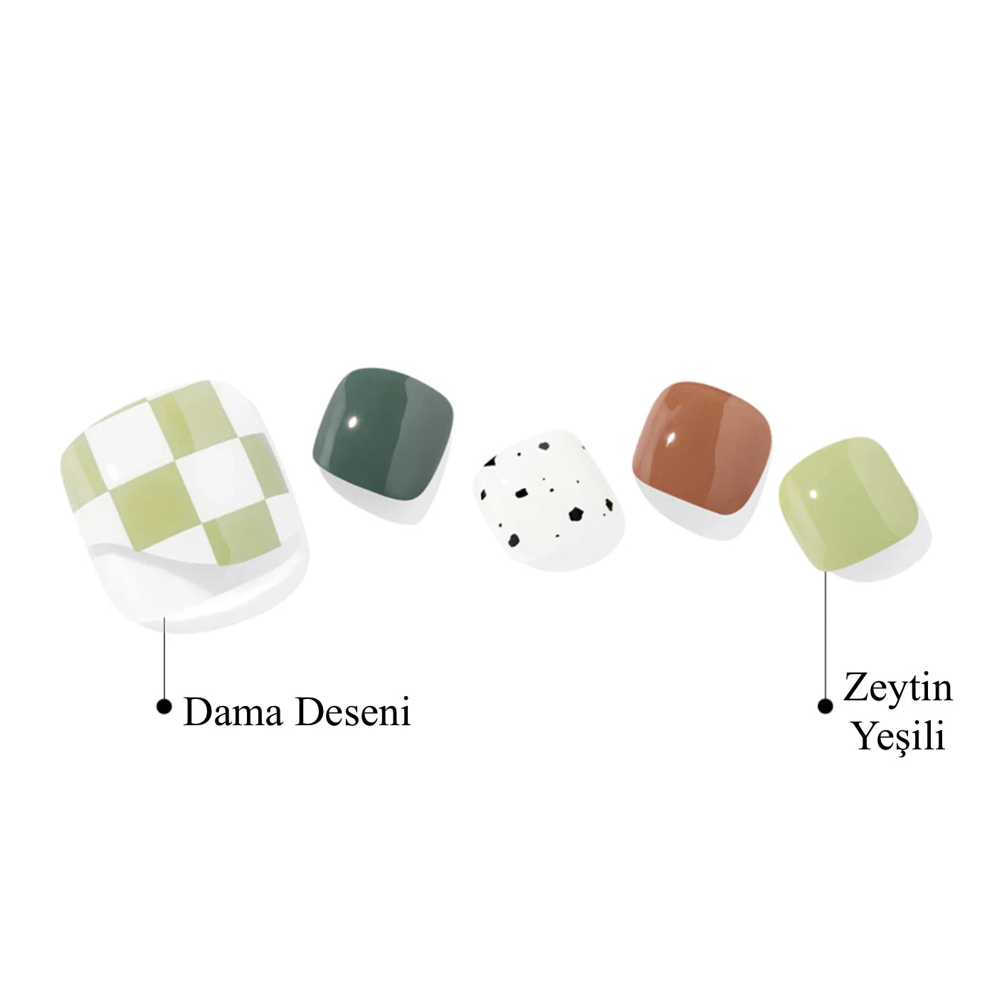 P Nomad Jel Tırnak 32 Adet 2 Kullanım