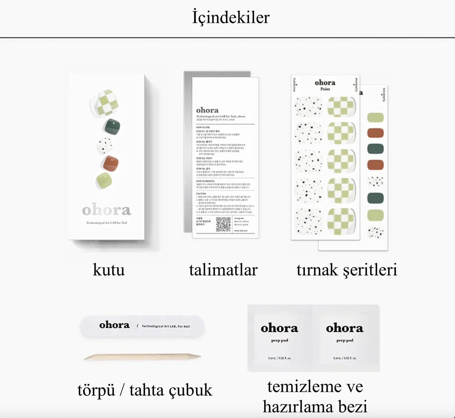 P Nomad Jel Tırnak 32 Adet 2 Kullanım