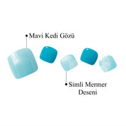 P Ocean Gleam Jel Tırnak 32 Adet 2 Kullanım