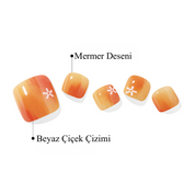 P Orange Blossom Jel Tırnak 32 Adet 2 Kullanım