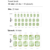 P Palm Tree Jel Tırnak 32 Adet 2 Kullanım