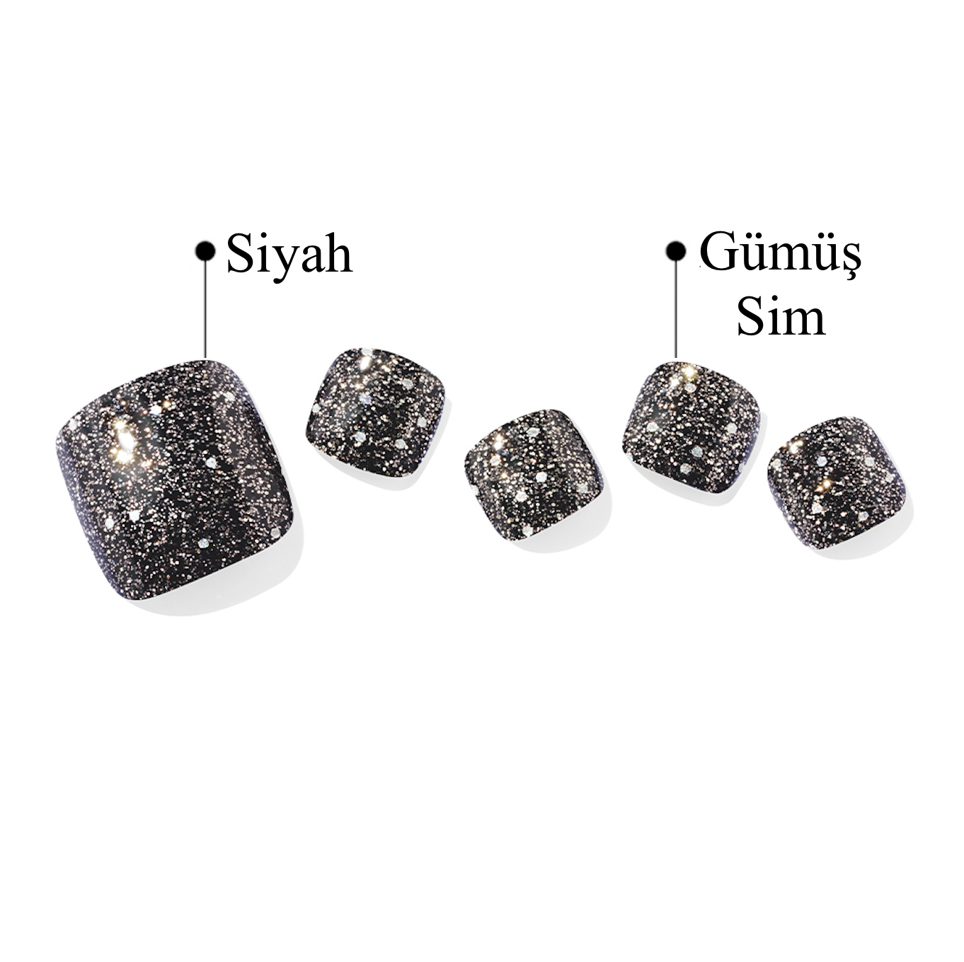 P Pirate Jel Tırnak 32 Adet 2 Kullanım