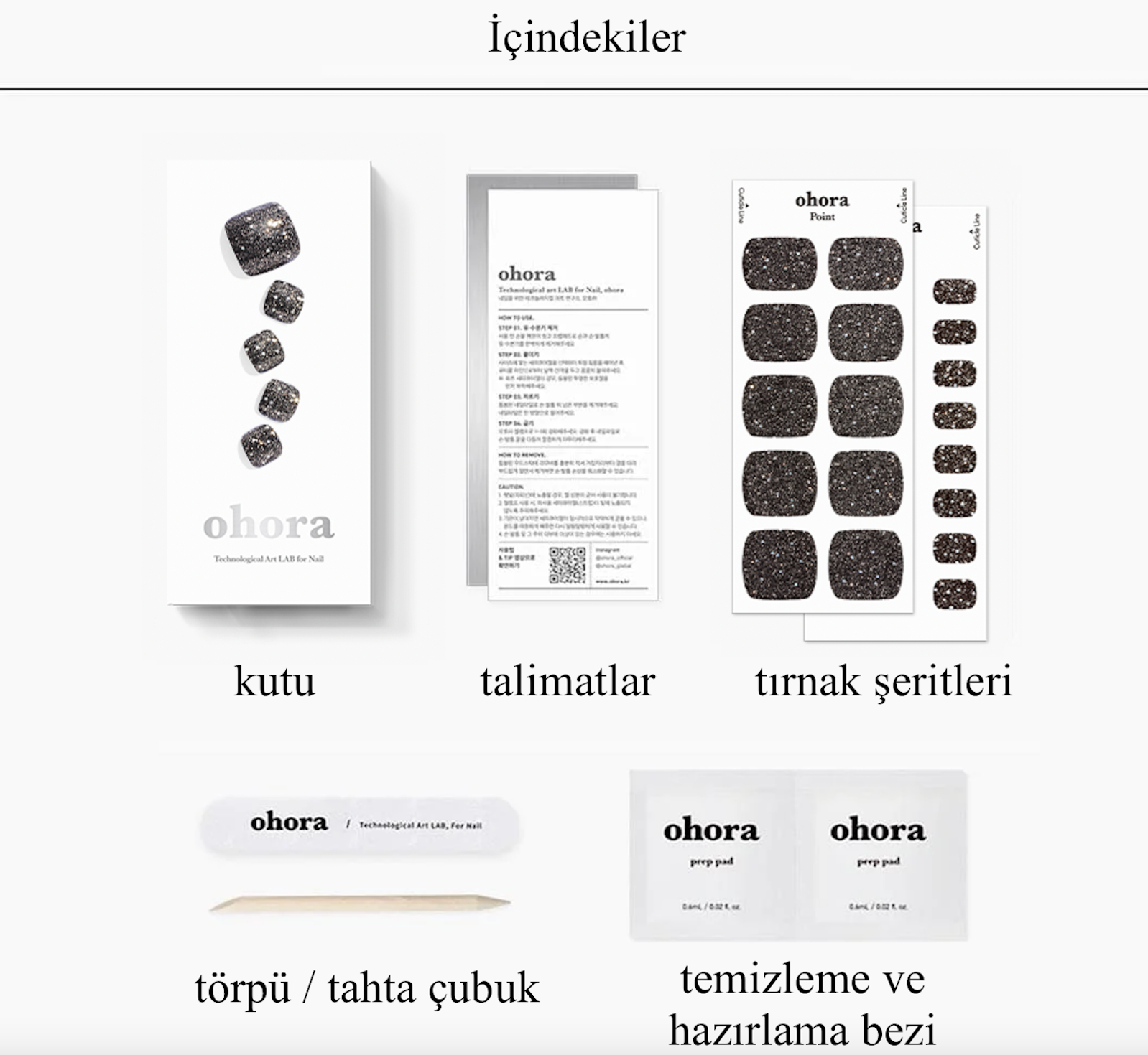 P Pirate Jel Tırnak 32 Adet 2 Kullanım