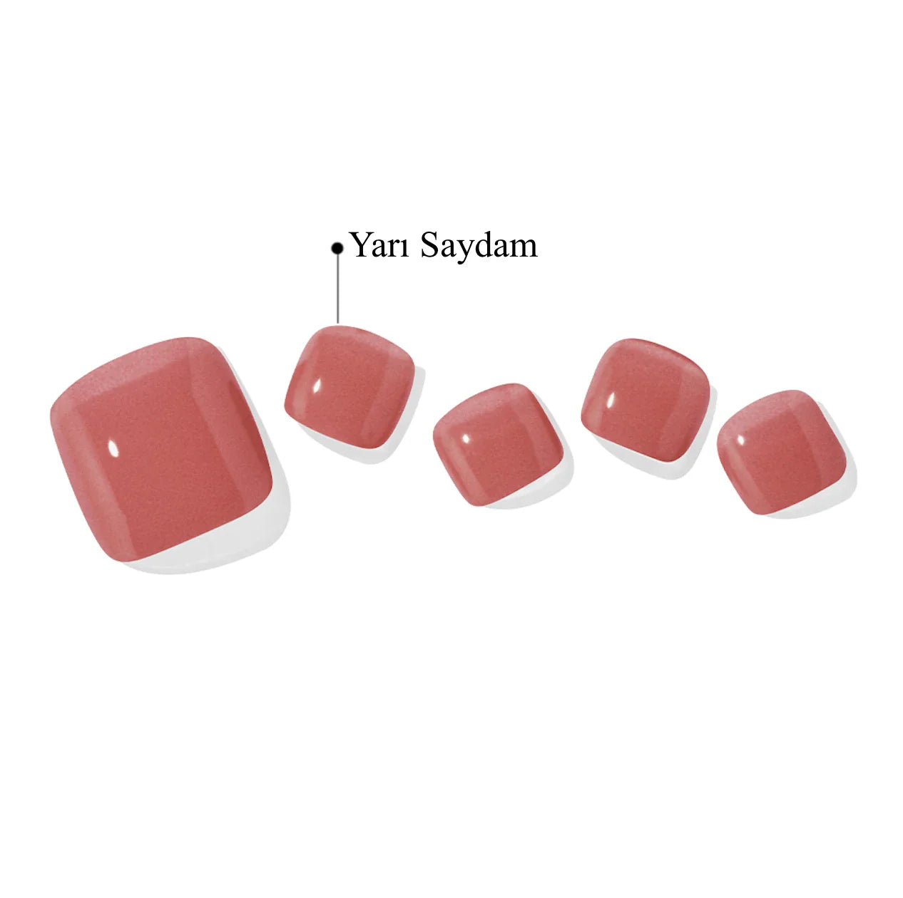 P Romeo Jel Tırnak 32 Adet 2 Kullanım