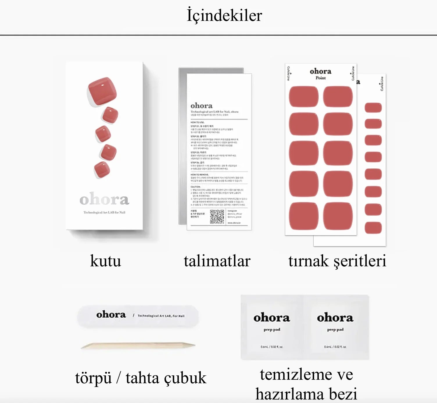 P Romeo Jel Tırnak 32 Adet 2 Kullanım