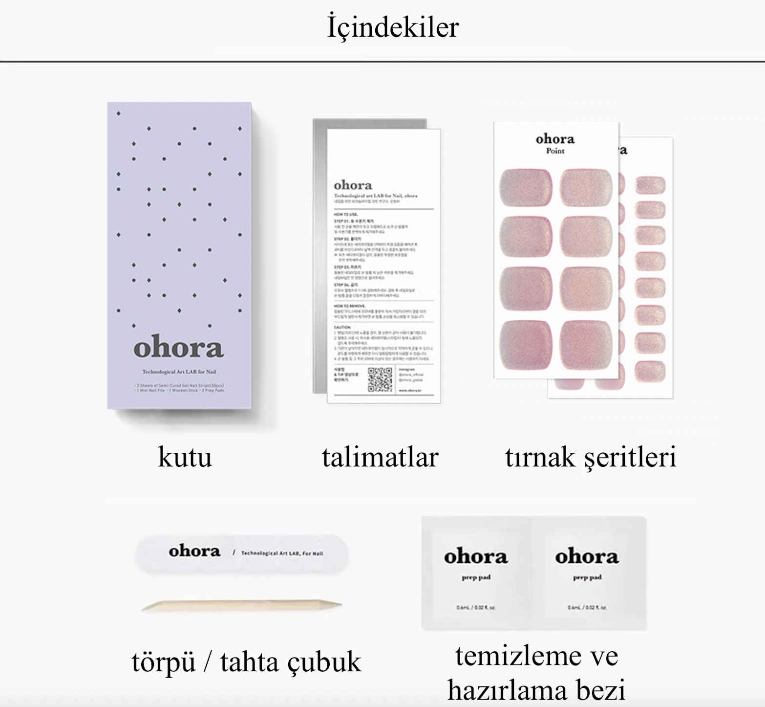 P Rosy Chrome Jel Tırnak 30 Adet 2 Kullanım