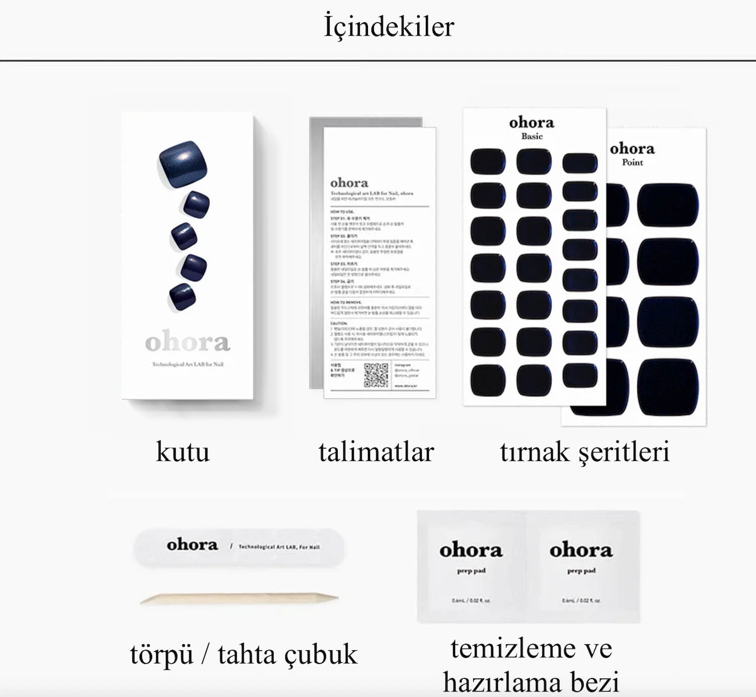 P Sepia Mirror Jel Tırnak 30 Adet 2 Kullanım