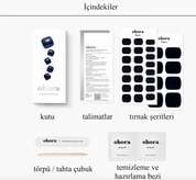 P Sepia Mirror Jel Tırnak 30 Adet 2 Kullanım