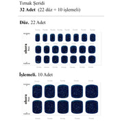 P Starry night Jel Tırnak 32 Adet 2 Kullanım