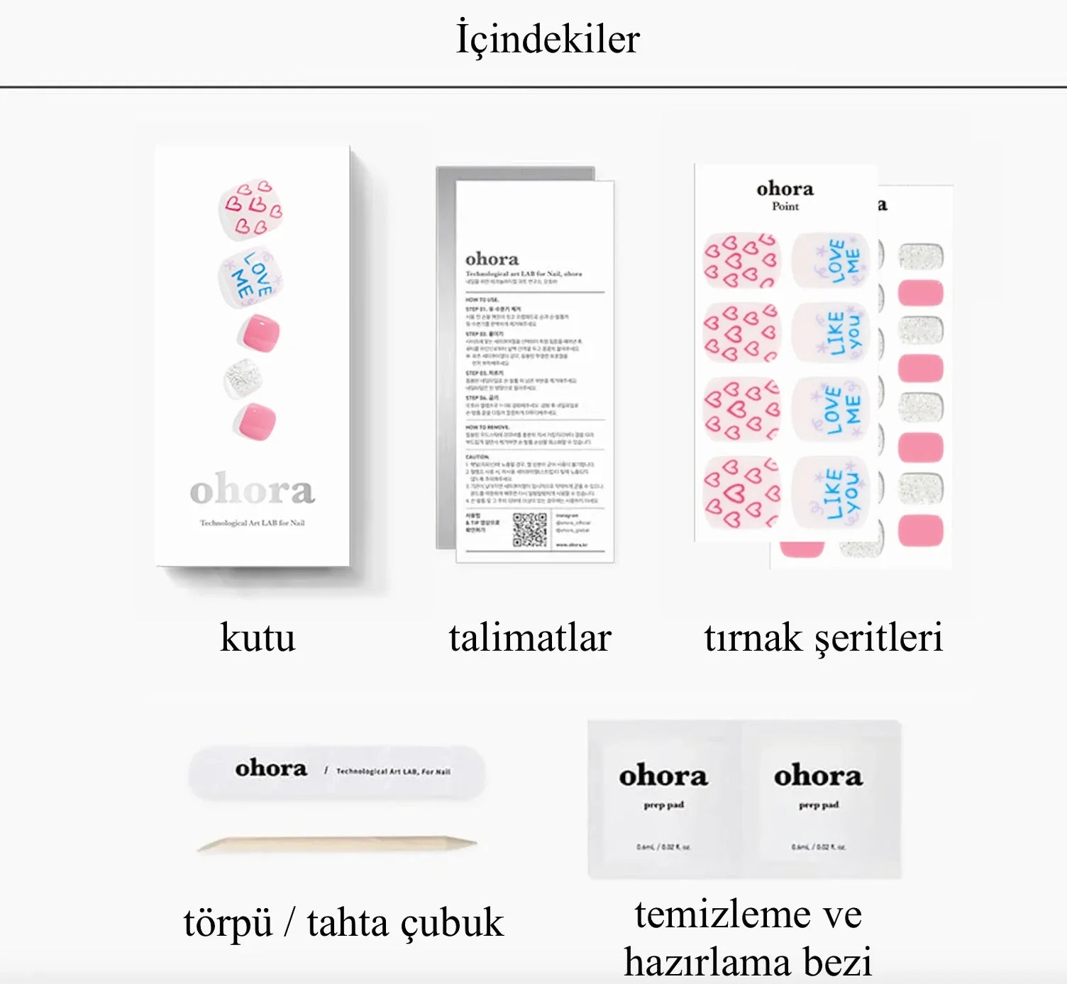 P Sweetie Pie Jel Tırnak 32 Adet 2 Kullanım