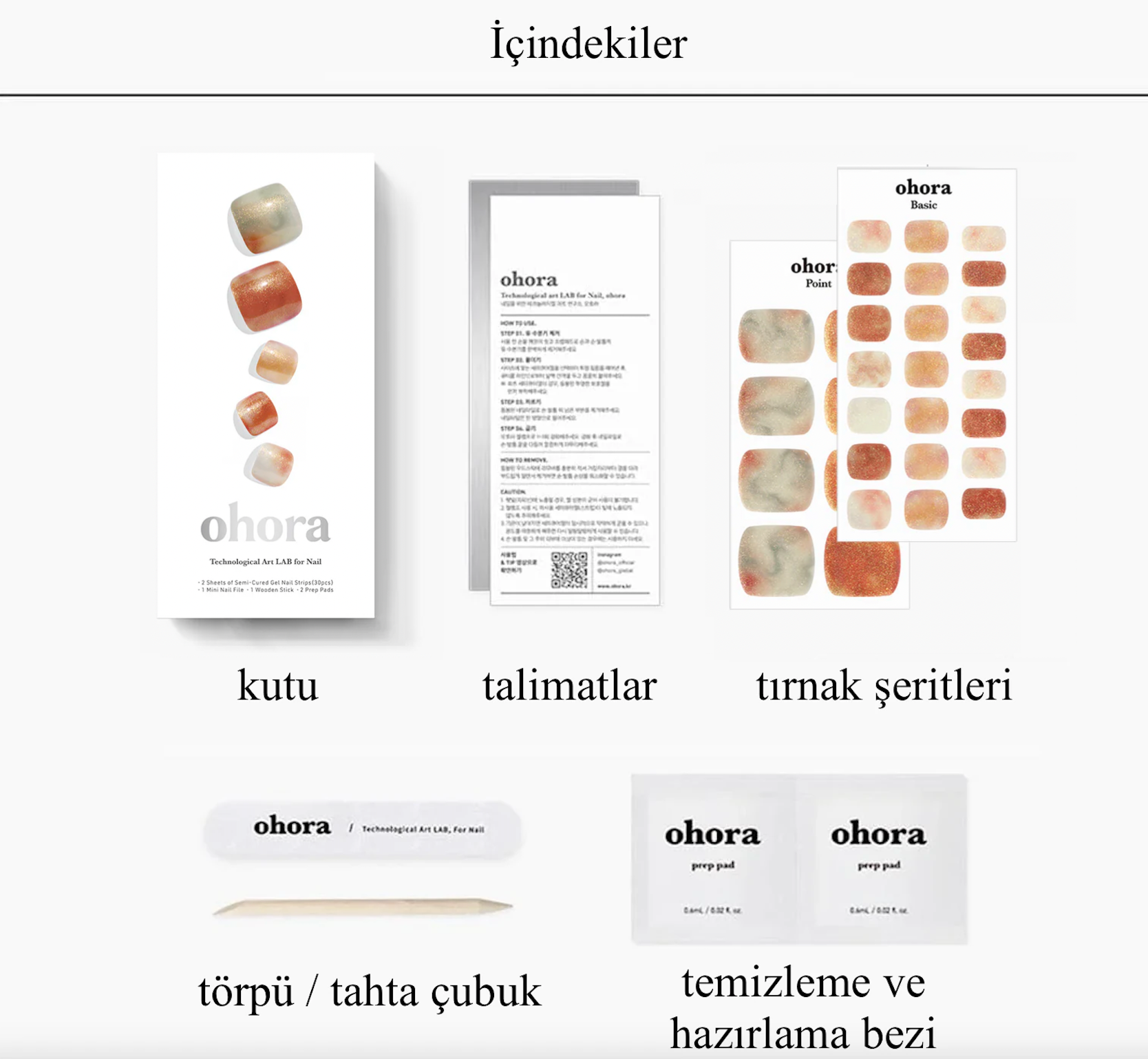 P Tasogare Jel Tırnak 30 Adet 2 Kullanım