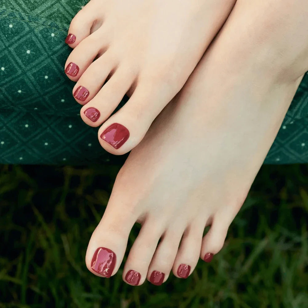 P Tint Burgundy Jel Tırnak 32 Adet 2 Kullanım