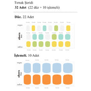 P Vacation Jel Tırnak 32 Adet 2 Kullanım