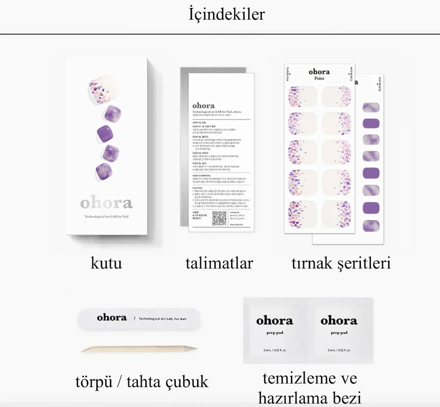 P View Jel Tırnak 32 Adet 2 Kullanım