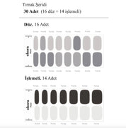 N Raffine Jel Tırnak 30 Adet, 2 Kullanım