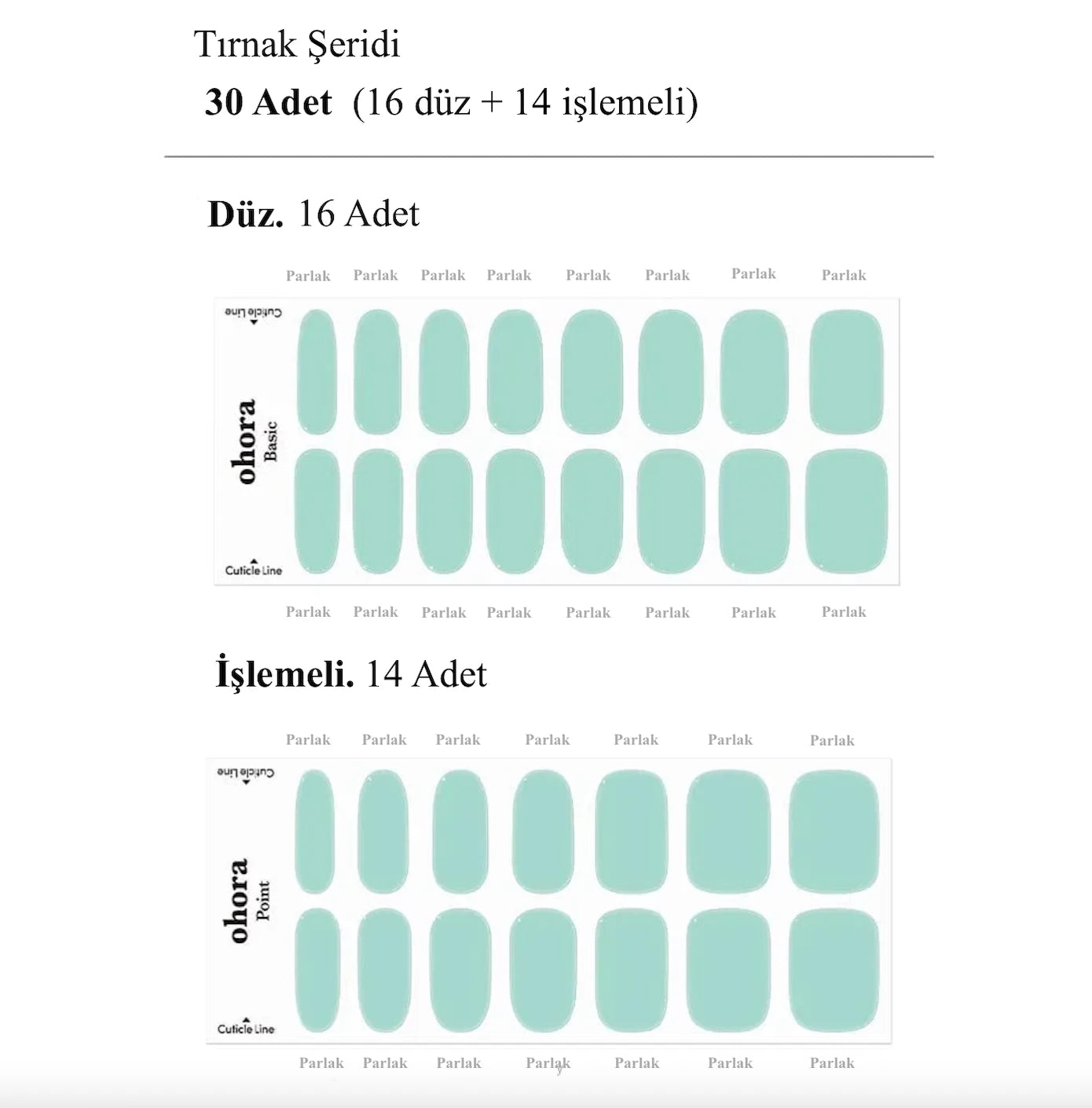 N Cream Window Jel Tırnak 30 Adet, 2 Kullanım