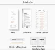 N Soft Cream Jel Tırnak 30 Adet, 2 Kullanım