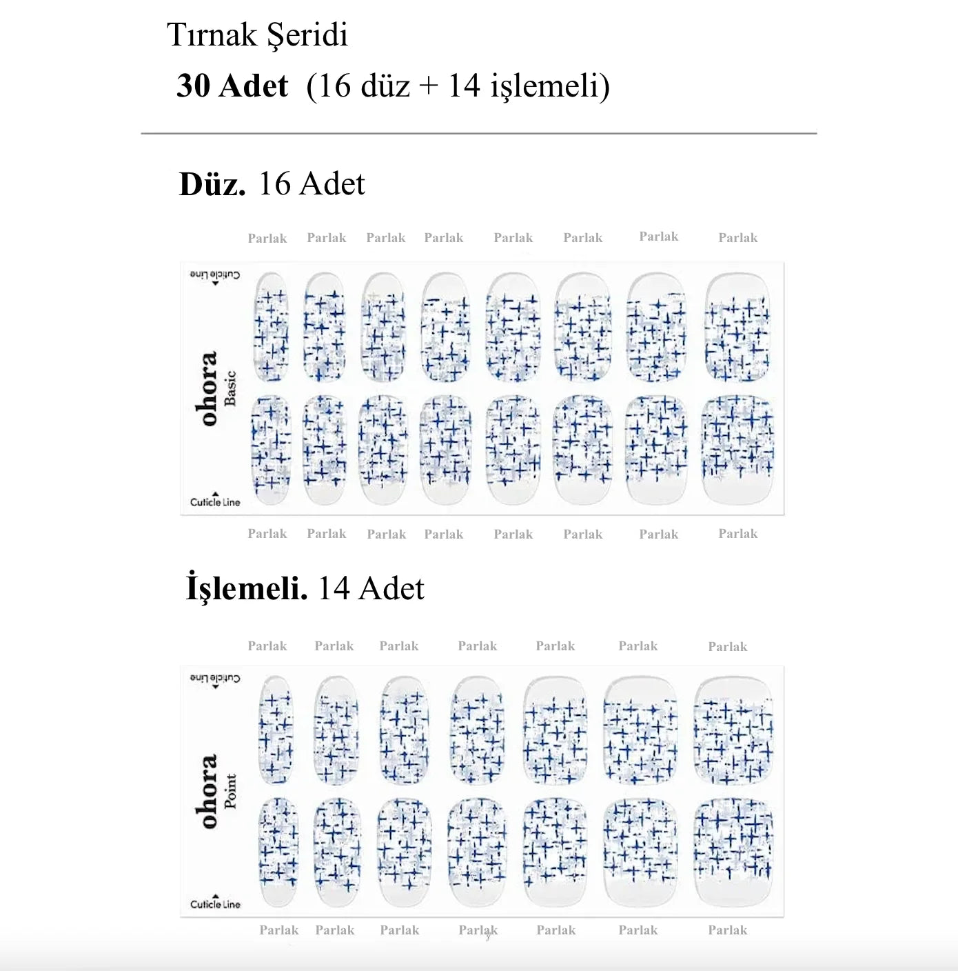 N Tweedy Jel Tırnak 30 Adet, 2 Kullanım