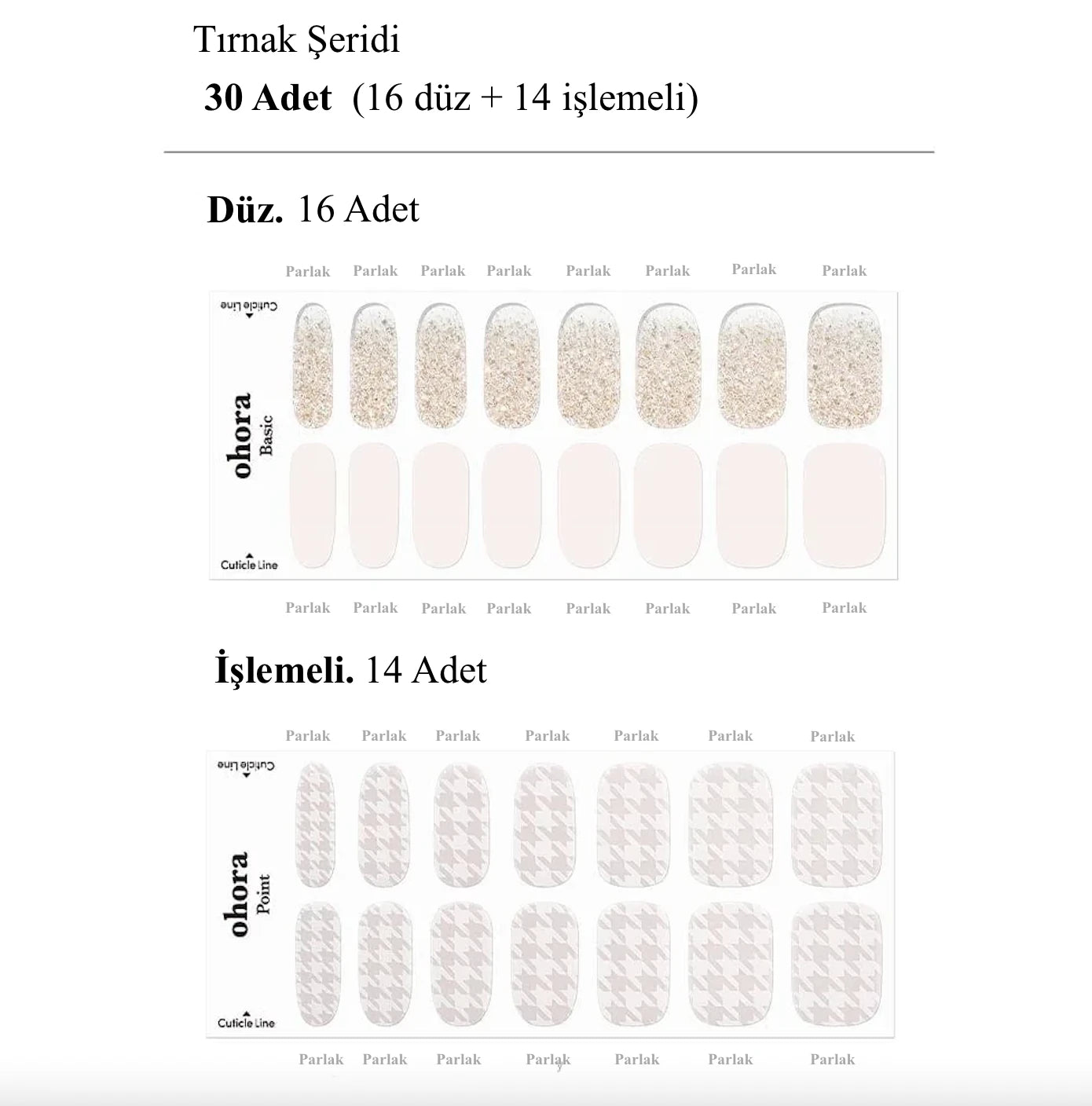 N Mellow Jel Tırnak 30 Adet, 2 Kullanım