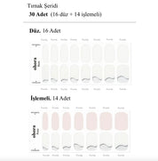 N Soft Cream Jel Tırnak 30 Adet, 2 Kullanım