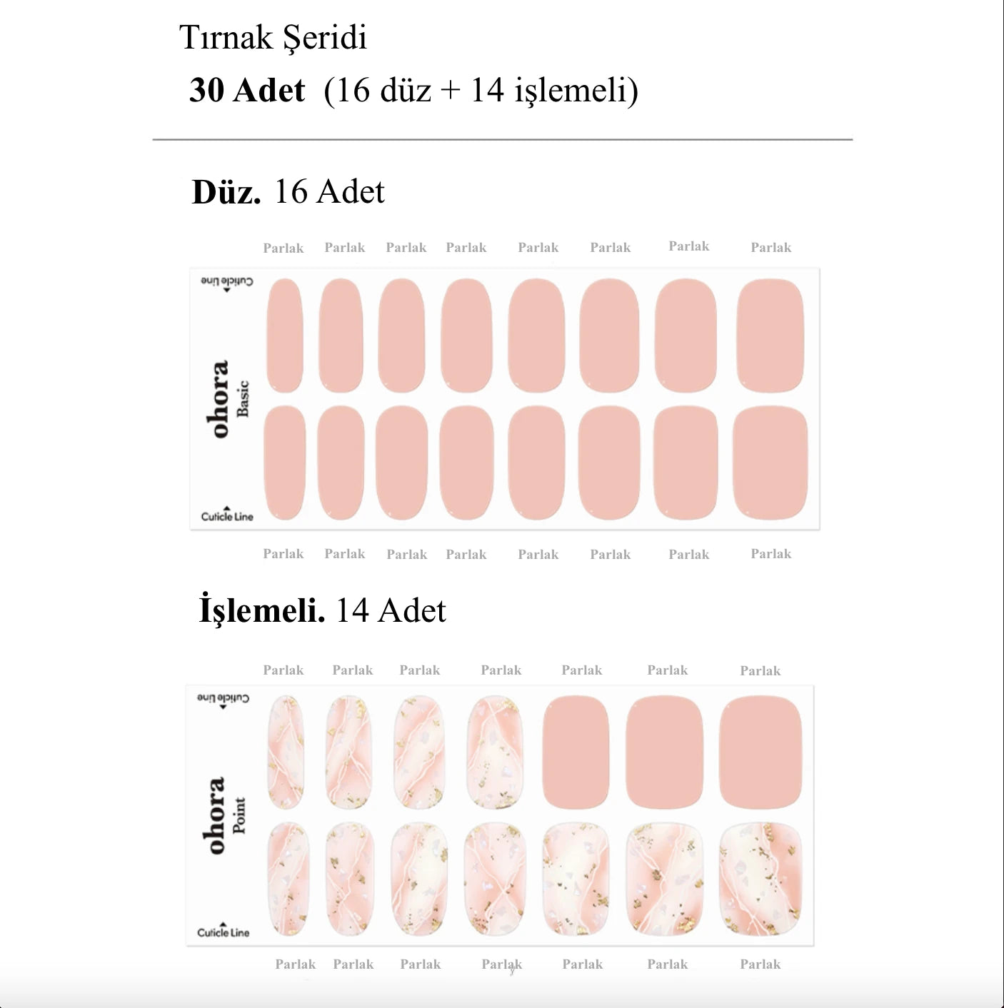 N Memory Jel Tırnak 30 Adet, 2 Kullanım