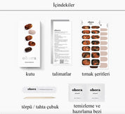 N Brown Sugar Jel Tırnak 30 Adet, 2 Kullanım