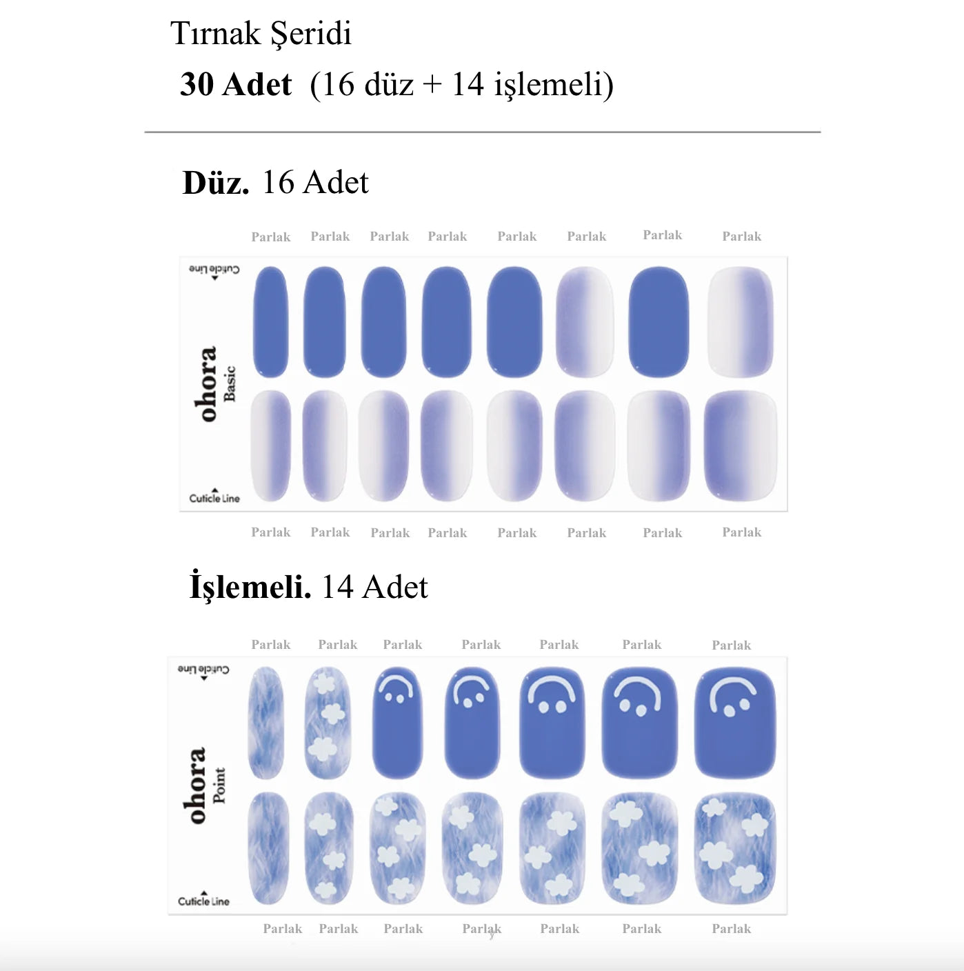 N Cotton Cloud Jel Tırnak 30 Adet, 2 Kullanım