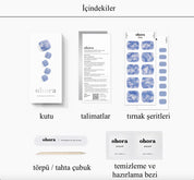 P Marble Soda Jel Tırnak 32 Adet, 2 Kullanım