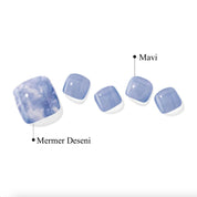 P Marble Soda Jel Tırnak 32 Adet, 2 Kullanım