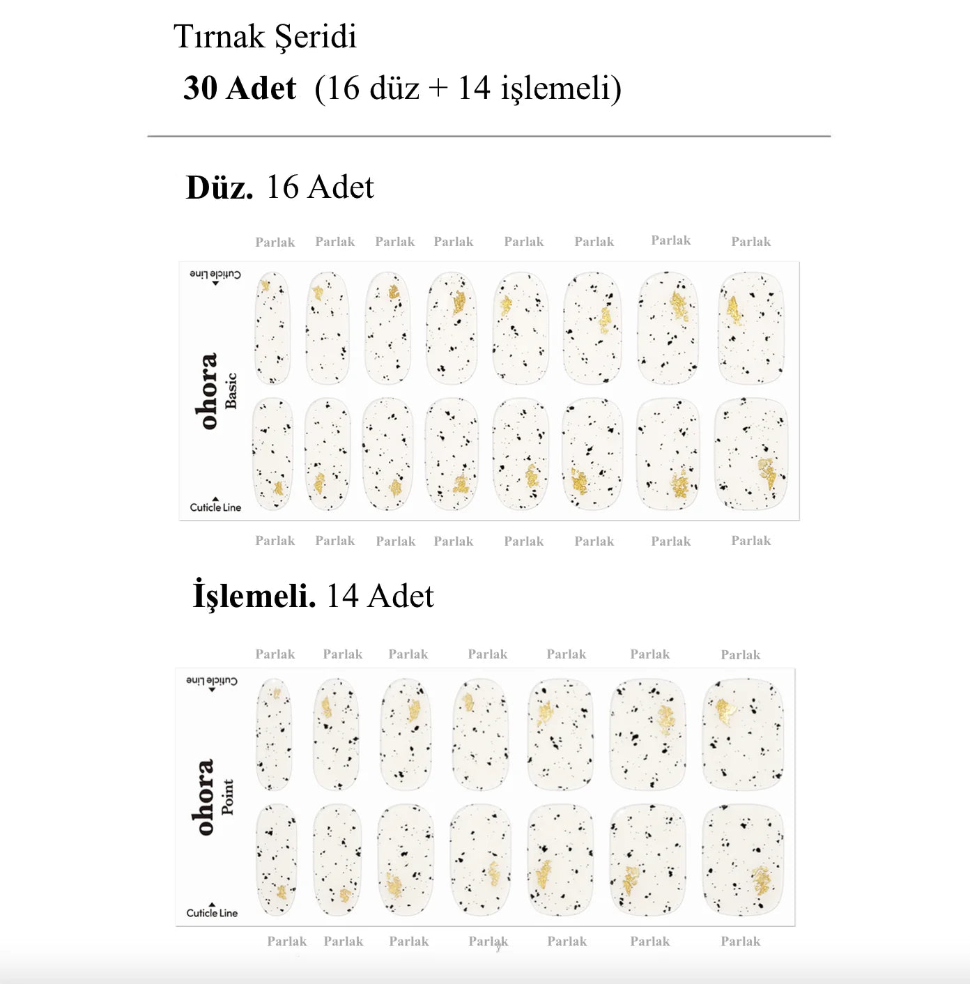 N Couque Jel Tırnak 30 Adet, 2 Kullanım