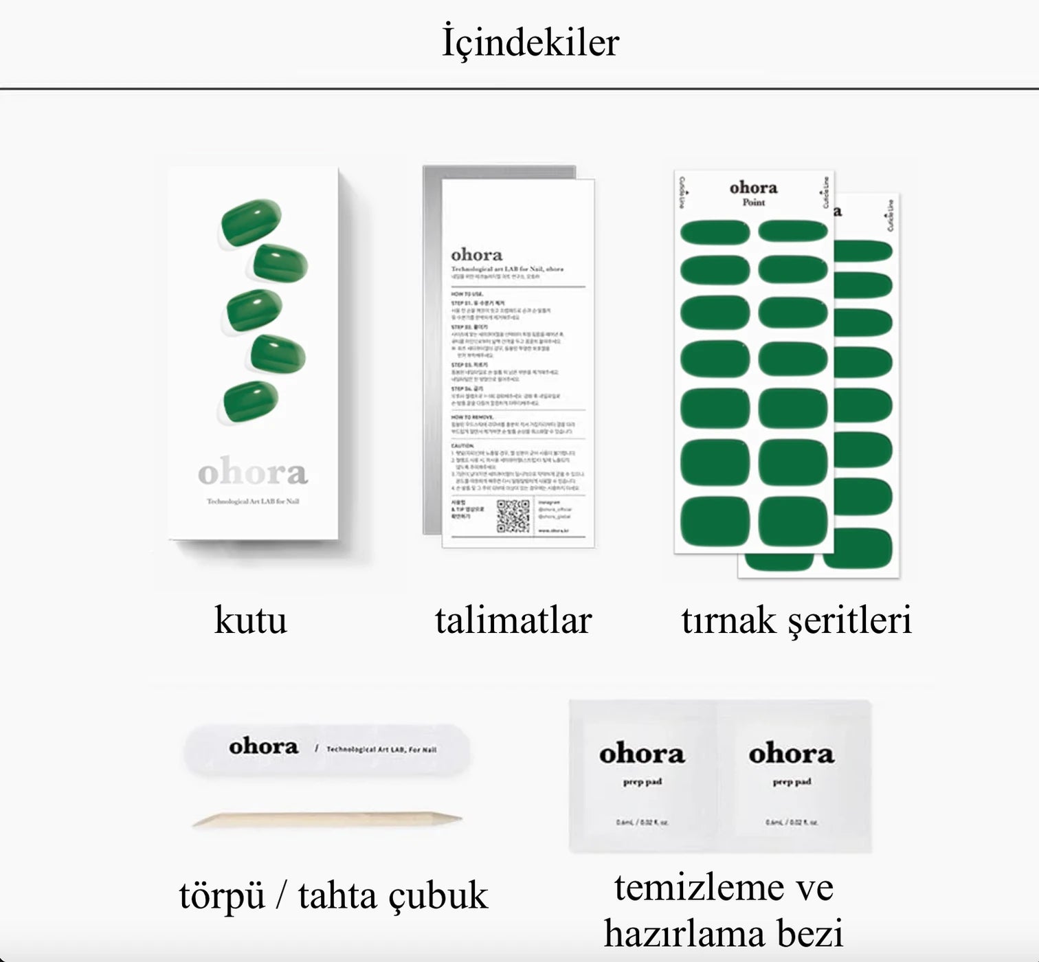 N Tint Forest Jel Tırnak 30 Adet, 2 Kullanım