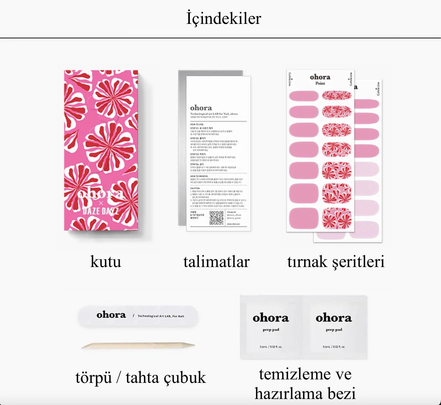 Ohora Daze Dayz Manikür Pedikür Seti