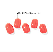 N Tint Cherry Jel Tırnak 30 Adet, 2 Kullanım