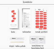 N Tint Cherry Jel Tırnak 30 Adet, 2 Kullanım