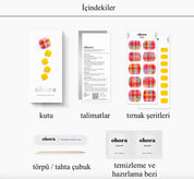 P Duble Check Jel Tırnak 32 Adet, 2 Kullanım