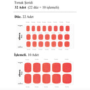 P Vermeil Jel Tırnak 32 Adet, 2 Kullanım