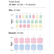 P Darling Jel Tırnak 32 Adet, 2 Kullanım