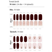 N La Vie En Rose Jel Tırnak 30 Adet, 2 Kullanım
