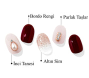 N La Vie En Rose Jel Tırnak 30 Adet, 2 Kullanım