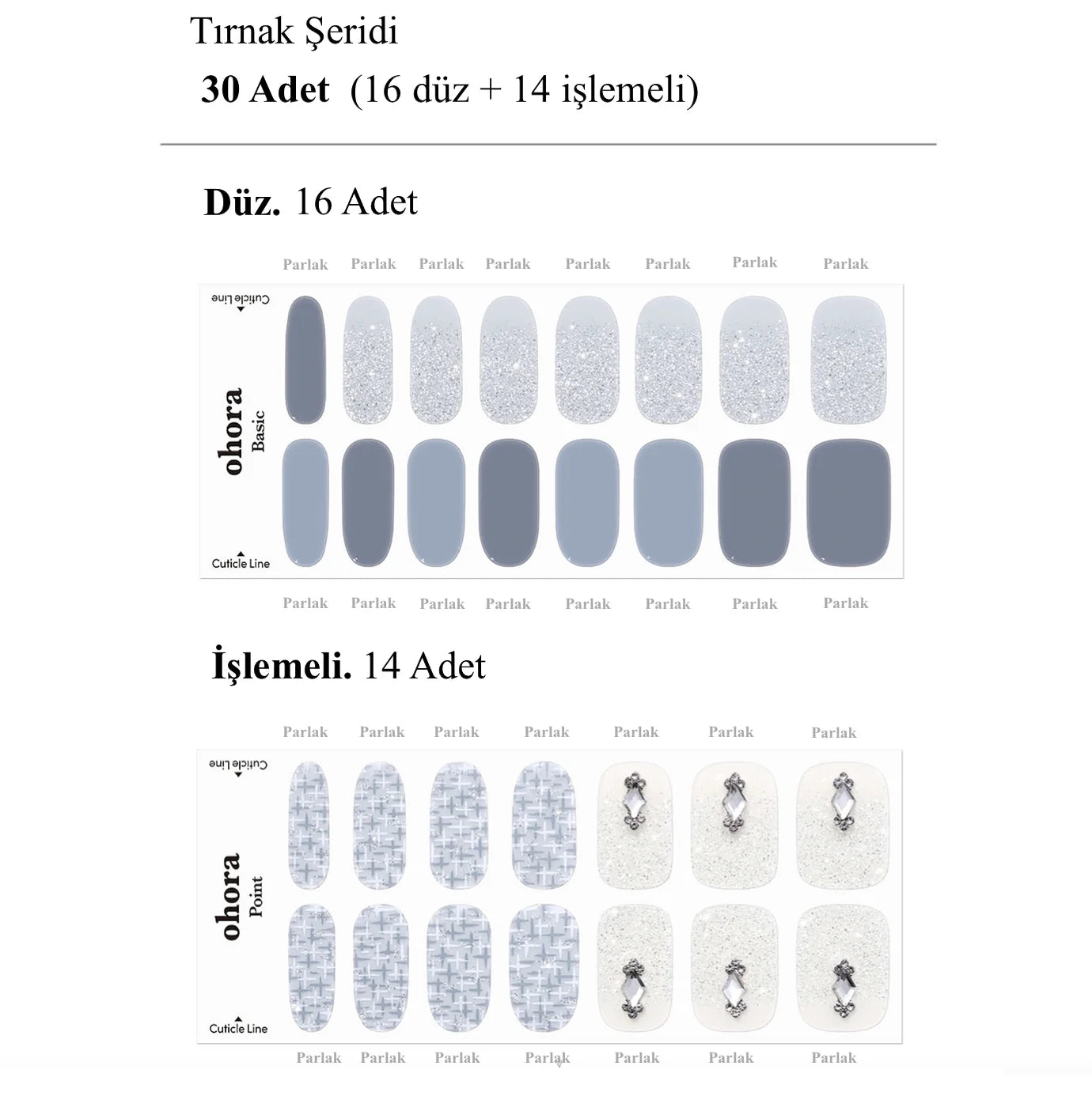 N Concert Jel Tırnak 30 Adet, 2 Kullanım