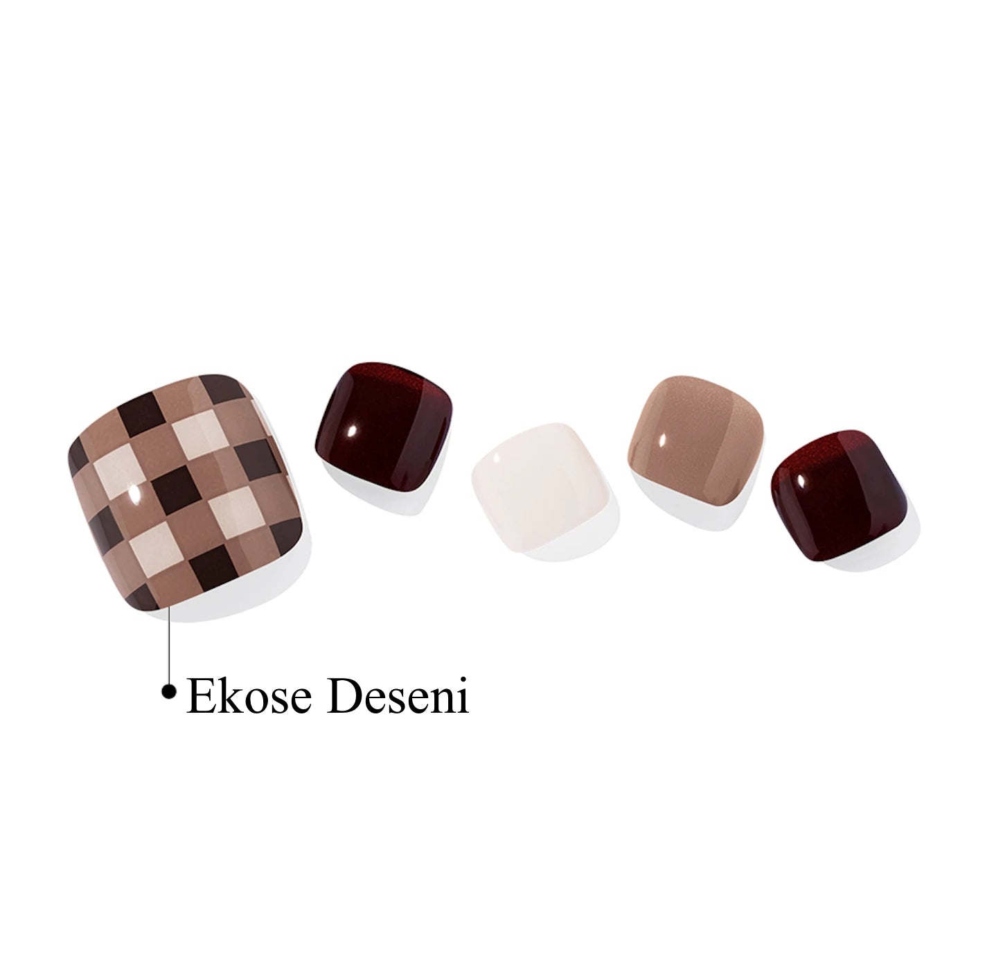 P Moca Jel Tırnak 32 Adet, 2 Kullanım