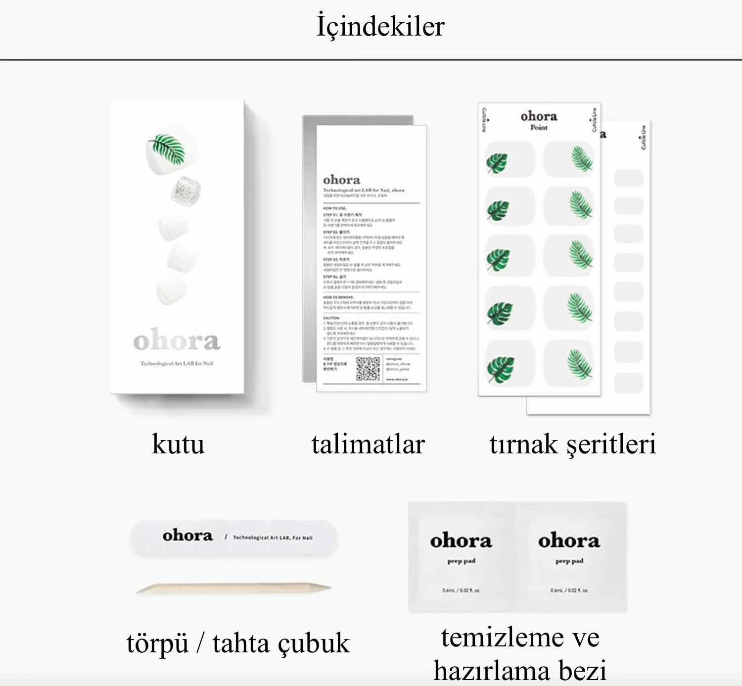 P Havana Jel Tırnak 32 Adet, 2 Kullanım