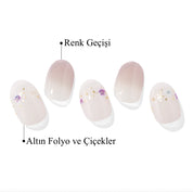 N Floral Serenity Jel Tırnak 30 Adet, 2 Kullanım