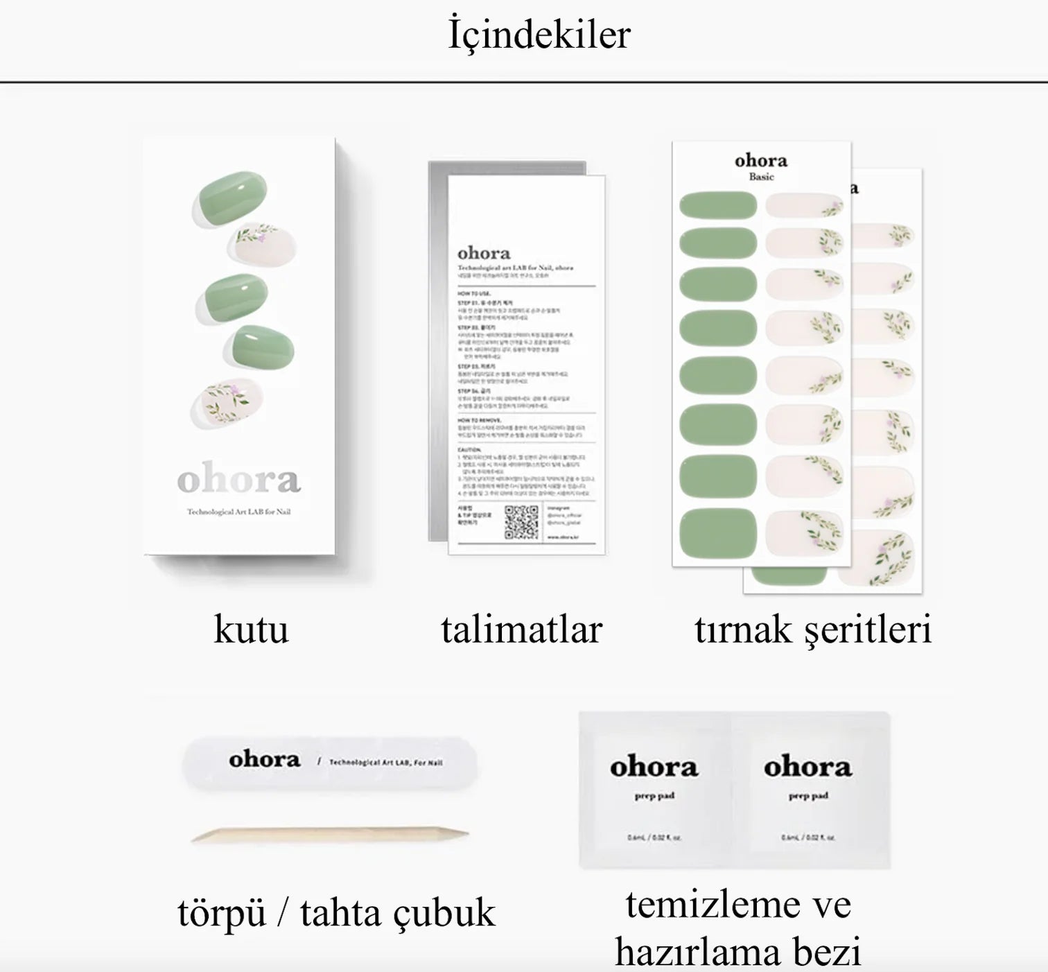 N Spring Garden Jel Tırnak 30 Adet, 2 Kullanım